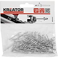 KREATOR KRT618101 - Remaches 2-4x6-4mm 100 piezas